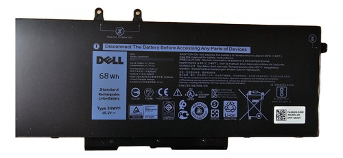 Bateria Dell Latitude 5401 5411 5501 5511 3hwpp Batería Negro
