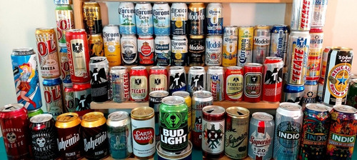 Latas De Cerveza Colección Heineken Corona Tecate Budweiser