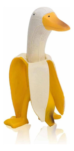 Figuras De Estatuas De Pato De Banana Zskxjbpf Adornos, Escu