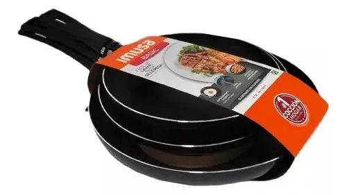 UNIVERSAL SET OF NON-STICK FRYING PANS – SET DE SARTENES ANTIADHERENTES  L39800-L39700 – Universal Home