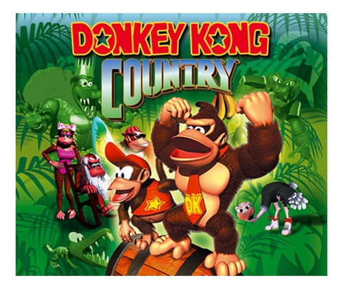 Donkey Kong Country  Donkey Kong Country Standard Edition Nintendo Wii Físico