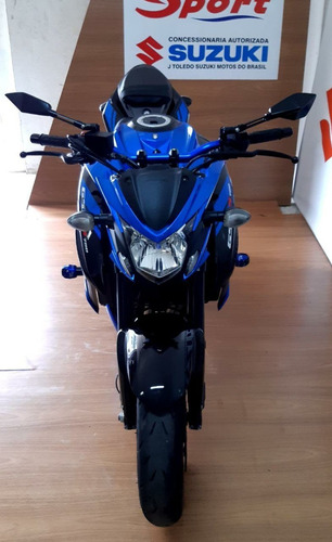 Suzuki Gsx S 750 A 2018 Azul E Preta Com Acessórios