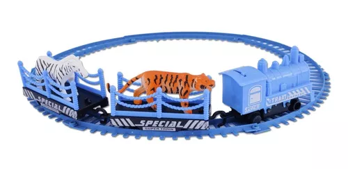 Trem Brinquedo Locomotiva Trenzinho Infantil Elétrico Vagão