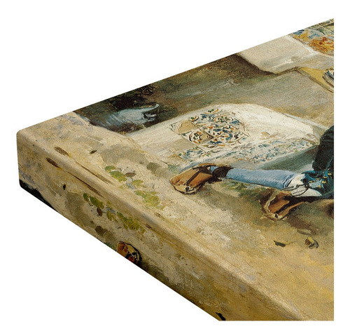 Cuadro Vendiendo Melones Cuadrado - Joaquín Sorolla 50x50