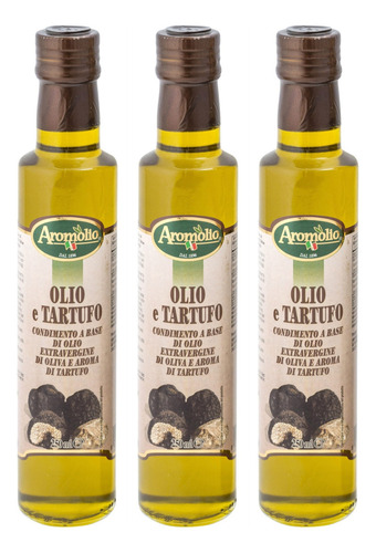 Kit Azeite Italiano Aromolio Trufa Negra 3x250ml