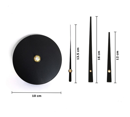 Reloj Adherible A La Pared Diámetro Ajustable Mod05