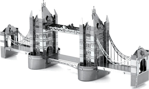 Rompecabezas Metálic 3d Puente De La Torre De Londres Mms022