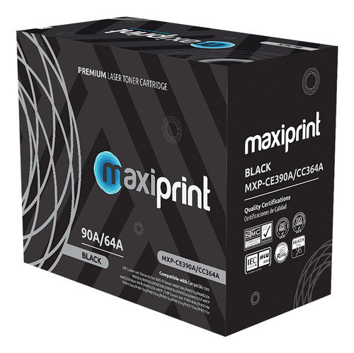 Toner Maxiprint Compatible Hp 64a 90a Negro (cc364a/ce390a)