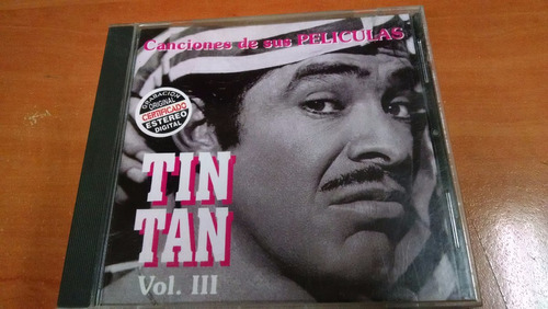 Tin Tan, Canciones De Sus Peliculas, Vol.3, Cd Album De 1998
