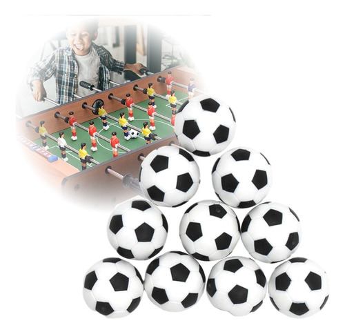 Pelota Para Futbolito Accesorios Juegos Balón 10 Piezas