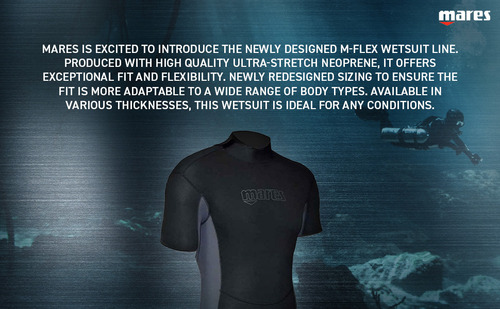 Mares Traje De Neopreno Corto 2.5mm Natación Buceo Snorkel