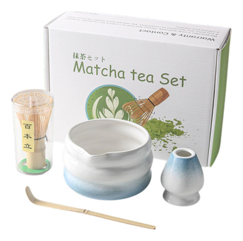 Matcha Watch And Bowl Idea De Regalo Única Gradiente Azul