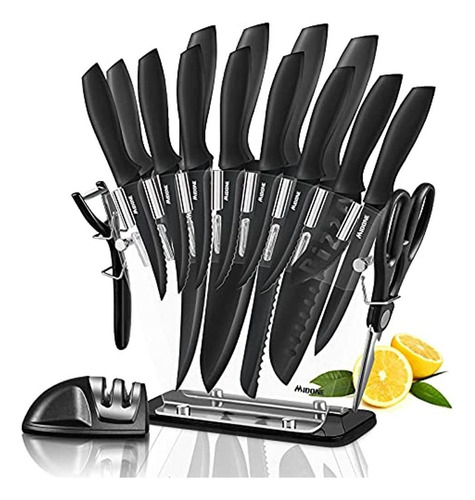 Cuchillo De Chef, Cuchillo De Cocina Ultra Afilado, Juego De