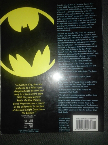 Batman Tales Of The Dark Knight 1939/1989 (Usado)