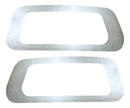Par Bisel Para Plafón Lateral T880 T680 Acero Inoxidable