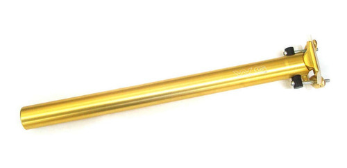 Canote Selim Com Carrinho 31.6x400mm Dourado