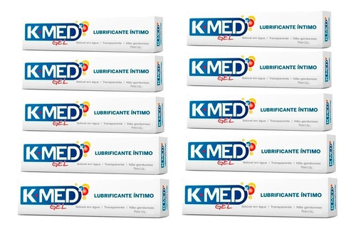 10x K-med Gel Lubrificante Íntimo 25g