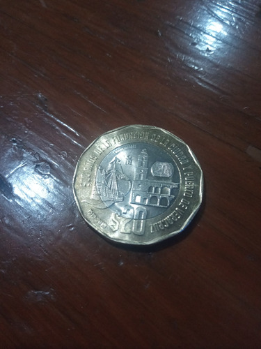 Moneda 20 Pesos Mexicanos, 500 Años Del Puerto De Veracruz