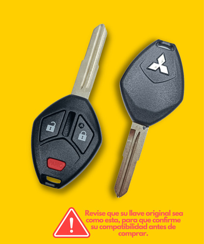 Carcasa Llave Mitsubishi Endeavor Outlander 2007-2015 3 Bot