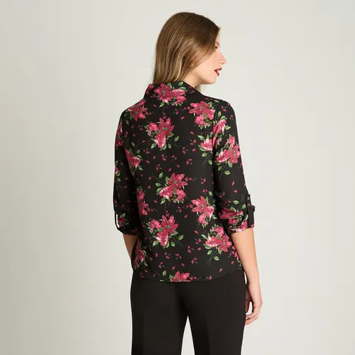 Blusa Camisera Manga Larga Burdeo Mujer Moda Hasta Xxxl