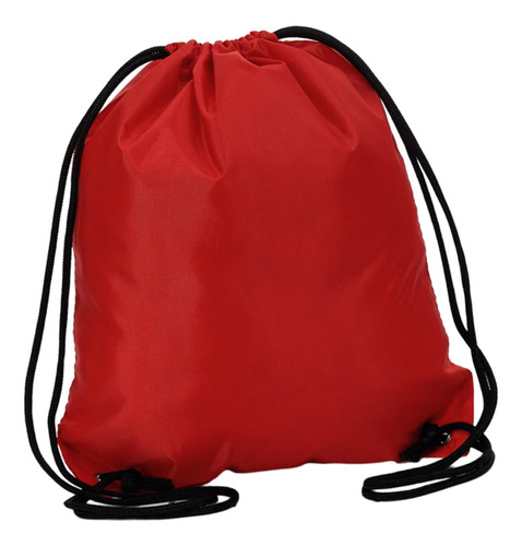 Mochila Con Cordón Cinch Sack Sports Gym Bag Mochila Rojo