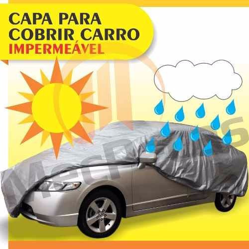 Capa Protetora Carro Impermeável Uv Forro Frete Grátis P M G