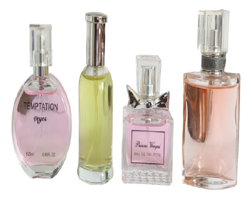 Perfume Mujer Set  Box Veyes 25ml 4pcs Nºw1226