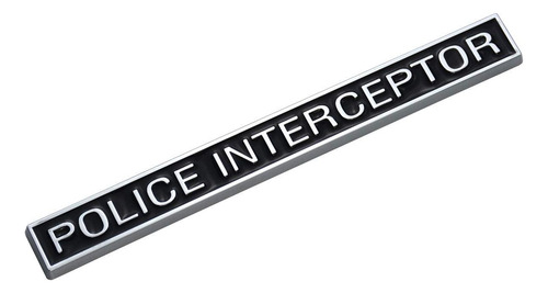 Embroom Police Interceptor Emblem 3d Emblems Trunk Nameplate