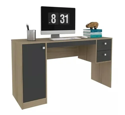Escritorio Linea Premium 2933 Muebles Web Avena/negro