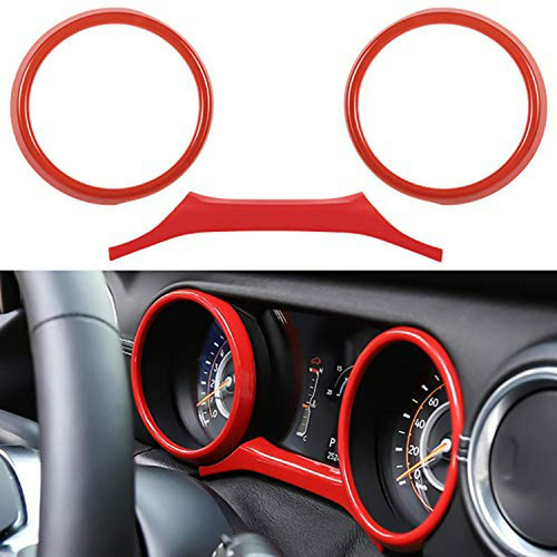 Fundas De Tablero - Bonbo Red Dashboard Panel Trim Cover Tri