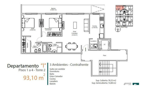 Venta Departamento De 3 Ambientes En Suite Con Cochera - Moron Sur (4°d)