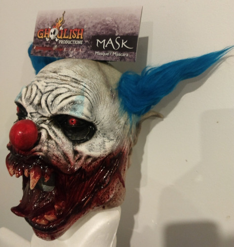 Mascara Hallowen Payaso Vampiro Latex Original