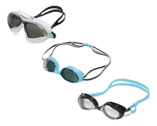 Goggles Para Natacion Speedo 3 Piezas Para Adulto