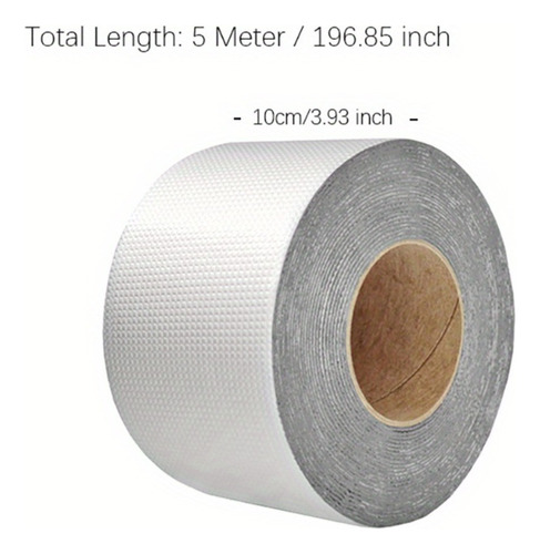 Fe Cinta Superimpermeable De 5 M X 10 Cm Que Evita Fugas Y