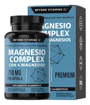 Comprar CON 4 MAGNESIOS: Citrato de Magnesio, Glicinato de Magnesio, Gluconato de Magnesio y Óxido de Magnesio | Magnesium Suplemento Alimenticio - 60 cápsulas