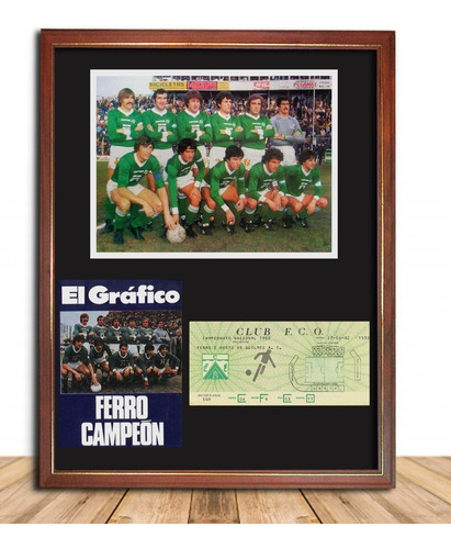Ferro Campeón Nacional 1982 Foto + Tapa + Entrada En Cuadro