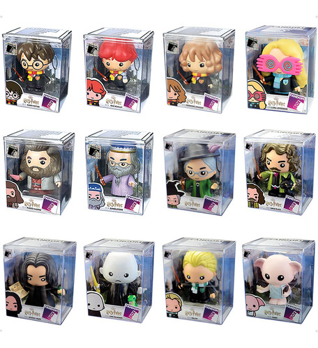Super Coleção Bonecos Harry Potter Fandom Box Lider 12 Unid