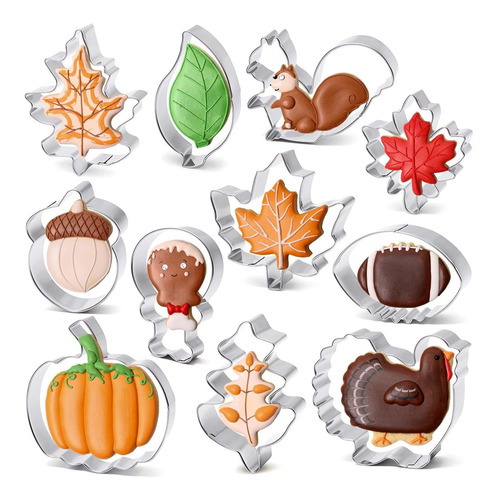 Bakingworld Juego 11 Cortador Galleta Grand Para Otoño