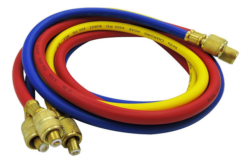 Imagen 8 de 10 de Juego De Mangueras Para Manifold R410 Refrigeracion 150cm