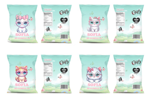 Chip Bag Kit Imprimible Bolsitas Golosineras Pochoclos