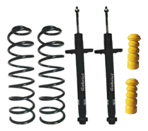 Kit Amortiguadores Con Resortes Y Gomas Golf Jetta A3 93-98