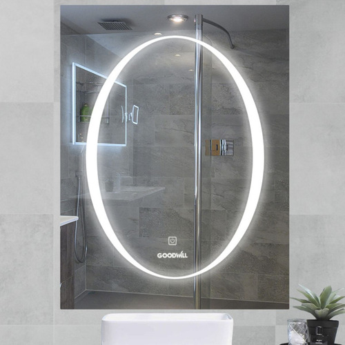Espejo De Baño Con Luz Led Rectangular 50cm*70cm