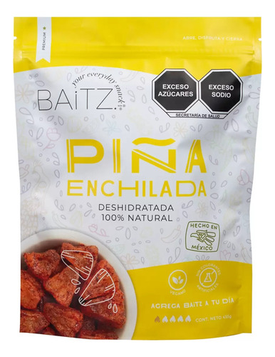 Baitz Piña Enchilada Desidratada 455 G