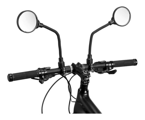 Espejos Retrovisores Rockbros Bicicleta Moto 2und Flexibles