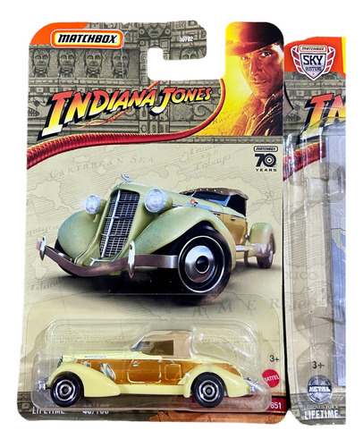 Pack Indiana Jones, Matchbox Nuevos Y Sellados.