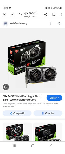 Gtx 1660 Ti Geforce Gtx 1660 Ti Gaming X 6g 6gb