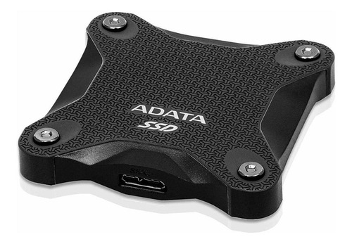 Imagen 3 de 3 de Disco sólido SSD externo Adata ASD600Q-480GU31-C 480GB black