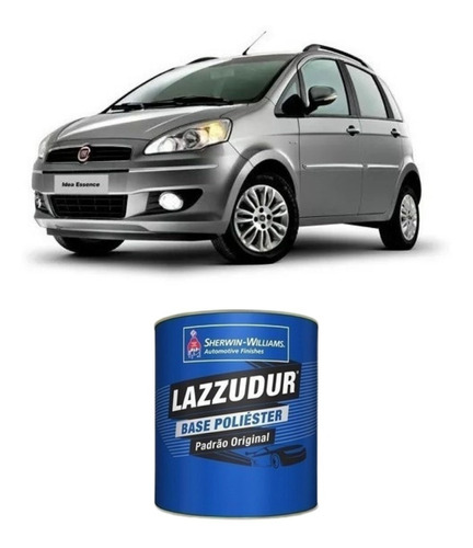 Tinta Automotiva Poliéster Cinza Scandium 3600ml