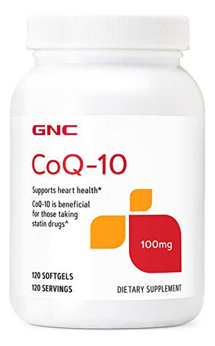 Gnc Coq-10-100 Mg | Soporte Antioxidante Y Cardiovascular, S