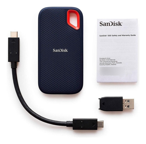 SSD Sandisk Extreme SDSSDE61-4T00-G25 Preto 4TB